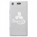 TPU0XZ1COMPTRISKEL - Coque souple pour Sony Xperia XZ1 Compact avec impression Motifs Triskel Celte blanc