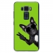 TPU0ZE520KLCHIENVVERT - Coque souple pour Asus Zenfone 3 ZE520KL avec impression Motifs chien à lunettes sur fond vert