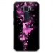 TPU0ZE520KLPAPILLONSFUSHIAS - Coque souple pour Asus Zenfone 3 ZE520KL avec impression Motifs papillons fushias