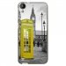 TPU1DES530CABINEUKJAUNE - Coque souple pour HTC Desire 530 avec impression Motifs cabine téléphonique UK jaune