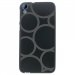 TPU1DES626RONDSGRIS - Coque souple pour HTC Desire 626 avec impression Motifs ronds gris