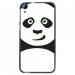 TPU1DES820PANDA - Coque Souple en gel noir pour HTC Desire 820 avec impression Motifs panda