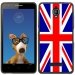 TPU1FOVAUNIONJACK - Coque Souple en gel noir pour Orange Fova avec impression Motifs Union Jack