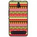 TPU1LUMIA550AZTEQUEJAUROU - Coque souple pour Microsoft Lumia 550 avec impression Motifs aztèque jaune et rouge