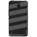 TPU1LUMIA550BANDESGRISES - Coque souple pour Microsoft Lumia 550 avec impression Motifs bandes grises