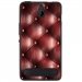 TPU1LUMIA550CAPITON - Coque souple pour Microsoft Lumia 550 avec impression Motifs effet capitonné bordeau