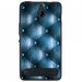 TPU1LUMIA550CAPITONBLEU - Coque souple pour Microsoft Lumia 550 avec impression Motifs effet capitonné bleu