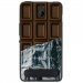 TPU1LUMIA550CHOCOLAT - Coque souple pour Microsoft Lumia 550 avec impression Motifs tablette de chocolat