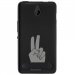 TPU1LUMIA550MAINPEACE - Coque souple pour Microsoft Lumia 550 avec impression Motifs main Peace and Love