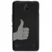 TPU1LUMIA550MAINPOUCE - Coque souple pour Microsoft Lumia 550 avec impression Motifs pouce levé