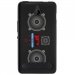 TPU1LUMIA550MP3 - Coque souple pour Microsoft Lumia 550 avec impression Motifs lecteur MP3