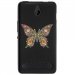 TPU1LUMIA550PAPILLONSEUL - Coque souple pour Microsoft Lumia 550 avec impression Motifs papillon psychédélique