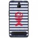 TPU1LUMIA550POISSON - Coque souple pour Microsoft Lumia 550 avec impression Motifs squelette poisson