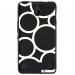 TPU1LUMIA550RONDSBLANCS - Coque souple pour Microsoft Lumia 550 avec impression Motifs ronds blancs