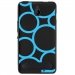 TPU1LUMIA550RONDSBLEUS - Coque souple pour Microsoft Lumia 550 avec impression Motifs ronds bleus