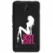 TPU1LUMIA550SEXYGIRLBLANC - Coque souple pour Microsoft Lumia 550 avec impression Motifs Sexy Girl blanche