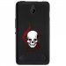 TPU1LUMIA550SKULLTRIBAL - Coque souple pour Microsoft Lumia 550 avec impression Motifs tête de mort sur fond tribal