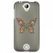 TPU1M330PAPILLONSEUL - Coque souple pour Acer Liquid M330 avec impression Motifs papillon psychédélique