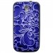 TPU1SFRTRAIL4ARABESQUEBLEU - Coque souple pour SFR StarTrail 4 avec impression Motifs arabesque bleu