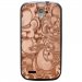 TPU1SFRTRAIL4ARABESQUEBRONZE - Coque souple pour SFR StarTrail 4 avec impression Motifs arabesque bronze