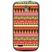 TPU1SFRTRAIL4AZTEQUEJAUROU - Coque souple pour SFR StarTrail 4 avec impression Motifs aztèque jaune et rouge