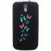 TPU1SFRTRAIL4PAPILLONS - Coque souple pour SFR StarTrail 4 avec impression Motifs papillons colorés