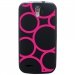 TPU1SFRTRAIL4RONDSFUSHIAS - Coque souple pour SFR StarTrail 4 avec impression Motifs ronds fushias