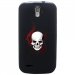 TPU1SFRTRAIL4SKULLTRIBAL - Coque souple pour SFR StarTrail 4 avec impression Motifs tête de mort sur fond tribal