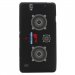 TPU1XPERIAC4MP3 - Coque Souple en gel pour Sony Xperia C4 avec impression Motifs lecteur MP3