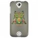 TPU1Z320CHOUETTE - Coque souple pour Acer Liquid Z320 avec impression Motifs chouette psychédélique