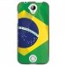 TPU1Z320DRAPBRESIL - Coque souple pour Acer Liquid Z320 avec impression Motifs drapeau du Brésil