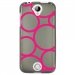 TPU1Z330RONDSFUSHIAS - Coque souple pour Acer Liquid Z330 avec impression Motifs ronds fushias