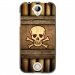 TPU1Z330SKULLPIRATE - Coque souple pour Acer Liquid Z330 avec impression Motifs pirate et tête de mort
