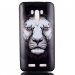 TPUZENSELFIELION - Coque souple Housse noire pour Asus Zenfone Selfie motif Lion