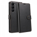 WALLET-S22PLUSNOIR - Etui Galaxy-S22 Plus logements carte fonction stand coloris noir