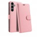 WALLET-S24PLUSROSE - Etui Galaxy-S24 PLUS logements carte fonction stand coloris rose