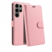 WALLET-S25ULTRAROSE - Etui Galaxy-S25 ULTRA logements carte fonction stand coloris rose