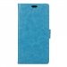WALLETHONOR6XBLEU - Etui Honor 6X type protefeuille rabat latéral bleu logements cartes