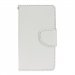 WALLETJ12016BLANC - Etui type portefeuille blanc Samsung Galaxy J1-2016 avec rabat latéral articulé fonction 
