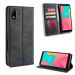WALLVINT-Y60NOIR - Etui type portefeuille Wiko Y60 noir avec rabat latéral fonction stand