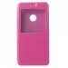 WALVIEWP8LITE2017FUSHIA - Etui P8 Lite 2017 rabat latéral à fenêtre coloris fushia