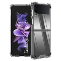 AIRBAGZFLIP4 - Coque Airbag antichoc Galaxy Z Flip4 coque transparente avec coins renforcés souples