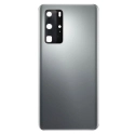 CACHE-P40PROGRIS - Dos cache arrière Huawei P40 PRO en verre coloris Gris Silver