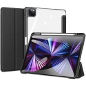 DUXTOBY-IPADPRO11234 - Etui iPad Pro 11 Gen 2/3/4 noir Dux-Ducis TOBY avec coque souple et rabat articulé logement stylet