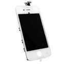 FACEAV_IP4_BLANC - Vitre Face Avant et Surface Tactile Apple iPhone 4 Blanc