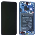 FACE-MATE20BLEU - Ecran complet Huawei Mate-20 Vitre + Ecran LCD sur chassis assemblé coloris bleu