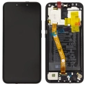 FACE-MATE20LITENOIR - Ecran complet Huawei Mate-20 LITE Vitre + Ecran LCD sur chassis assemblé coloris noir