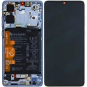 FACE-P30NACRE - Ecran origine Huawei P30 nacré Vitre + Ecran LCD + chassis avec batterie