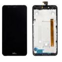 FACE-UPULSENOIR - Ecran complet Wiko U-Pulse origine Wiko noir avec chassis assemble