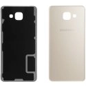 FACEAR-A310GOLD - Dos Galaxy A3 2016 cache batterie arrière en verre coloris gold